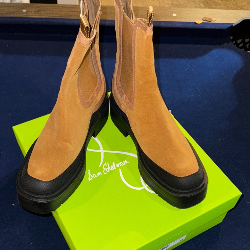 Sam Edelman Brown Chelsea Boots